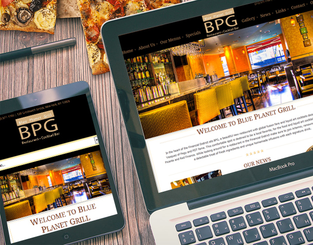 nyc restaurant website development