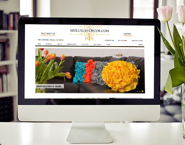 luxury decor website eCommerce