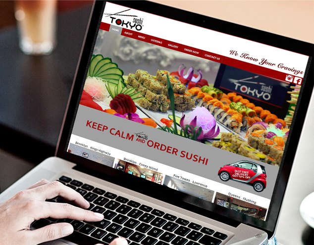 sushi restaurant website development